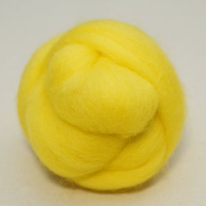 Yellow Corriedale Wool Roving