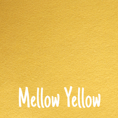 Mellow Yellow Wool Blend Felt