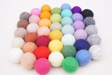 Load image into Gallery viewer, Baby Blue Wool Felt Balls - 10mm, 25mm (Discontinued - 50% discount applied at checkout)