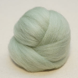 Mint light green Corriedale Wool Roving