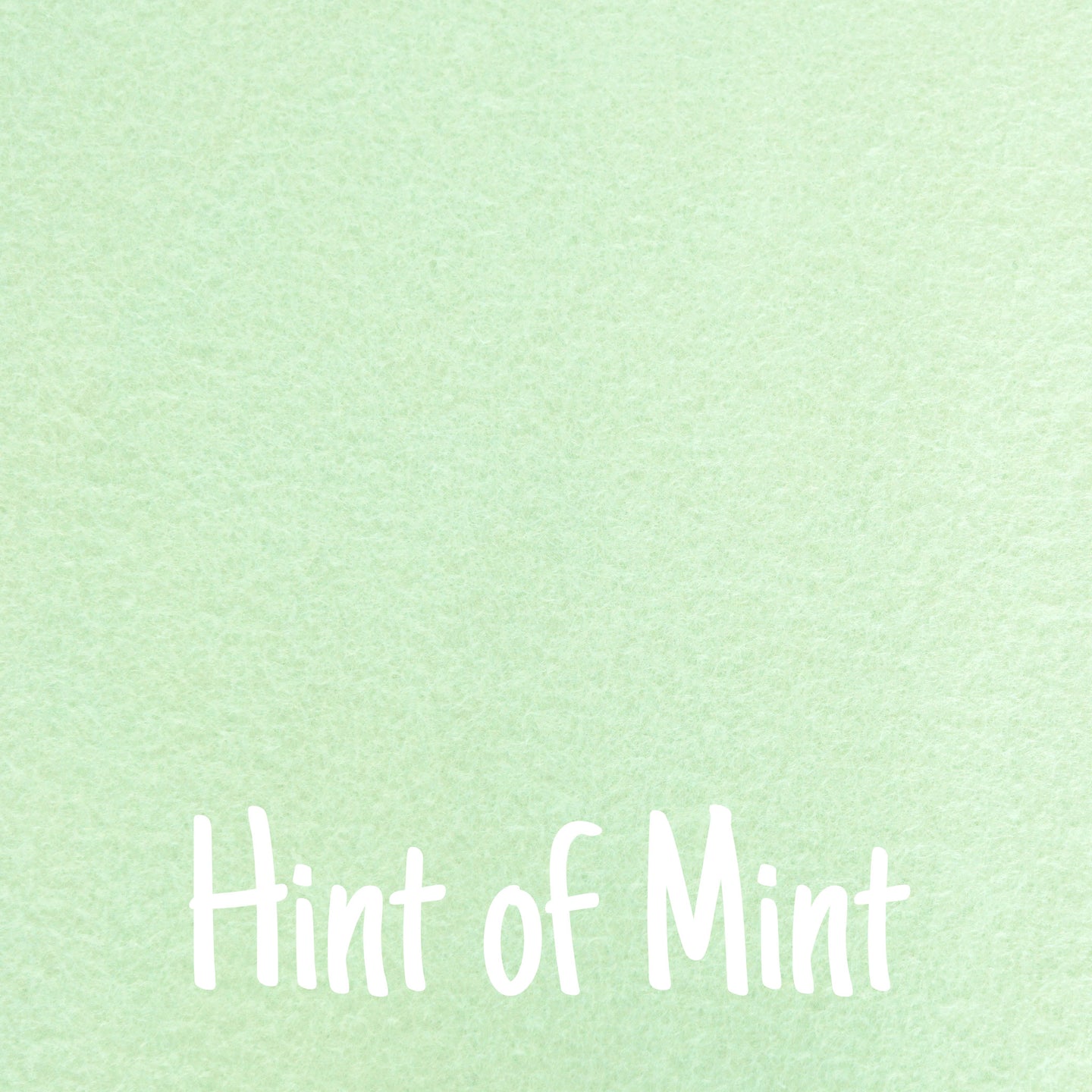 Hint of Mint Wool Blend Felt