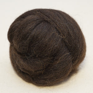 Dark Natural Corriedale Wool Roving