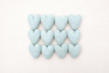 Load image into Gallery viewer, blue felt hearts