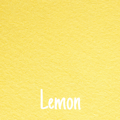 Lemon Wool Blend Felt