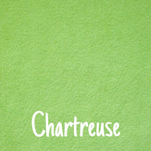 Load image into Gallery viewer, Chartreuse Wool Blend Felt