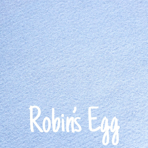 Robin's Egg Wool Blend Felt