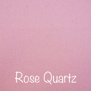 rose quartz, pink/purple 100% wool felt