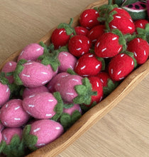 Load image into Gallery viewer, NEW! Felt Strawberries (large) - Pink
