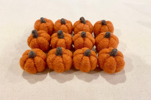 Felt Pumpkins - Terracotta