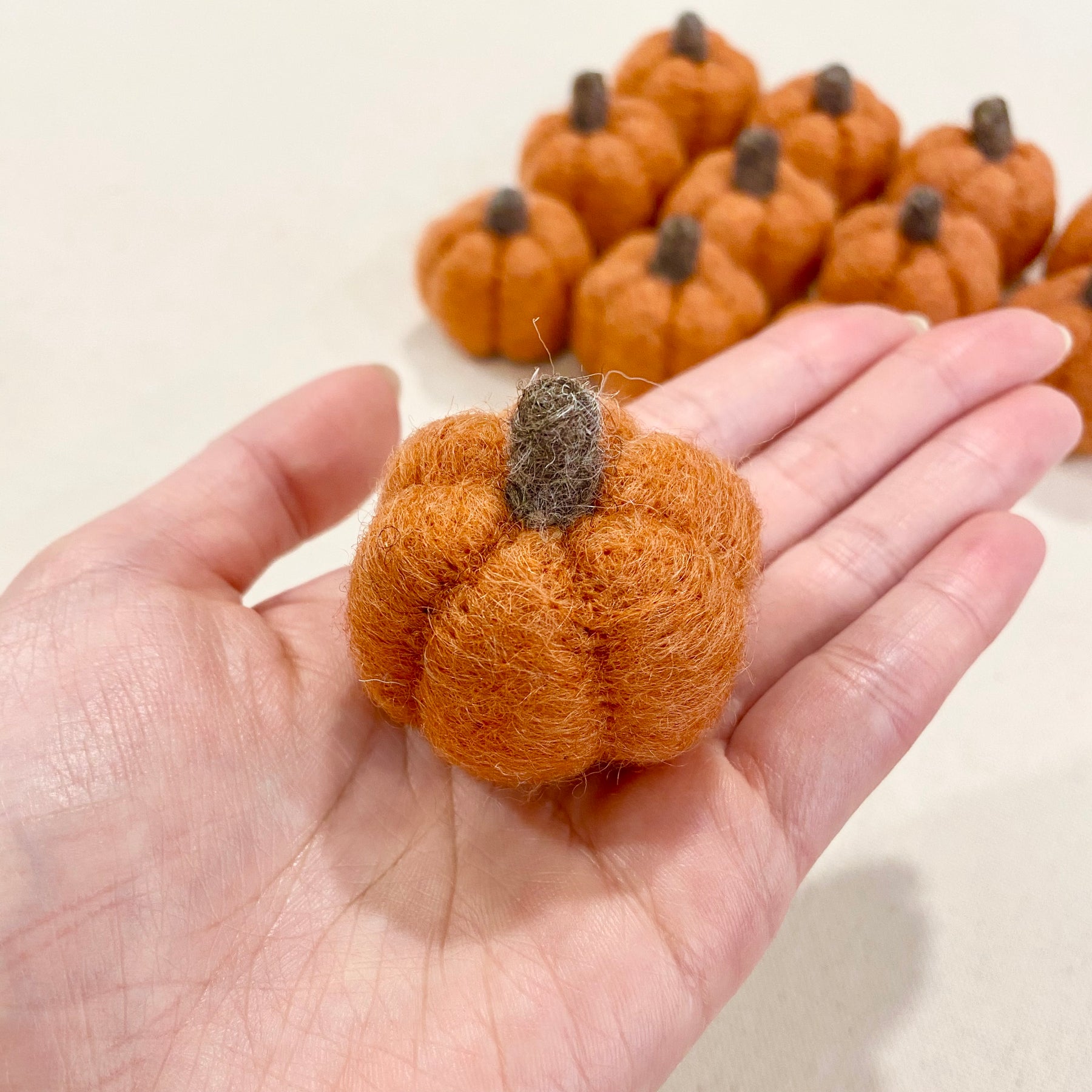 Felt Pumpkins - Terracotta