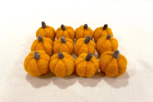 Felt Pumpkins - Marigold
