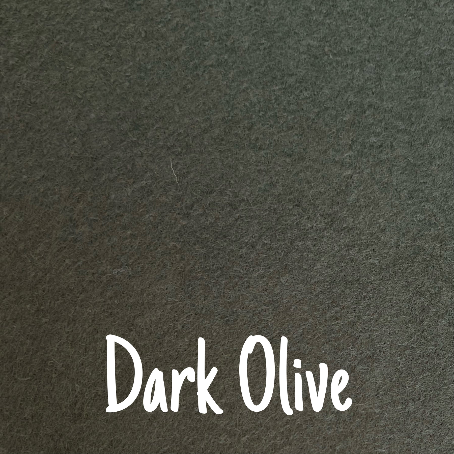 dark olive wool blend felt