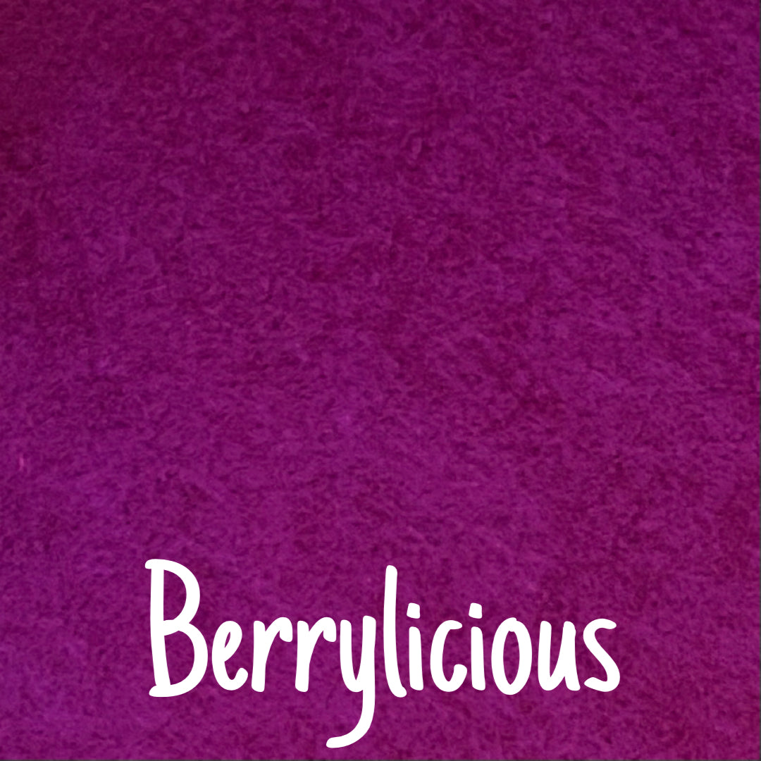 Berrylicious wool blend felt