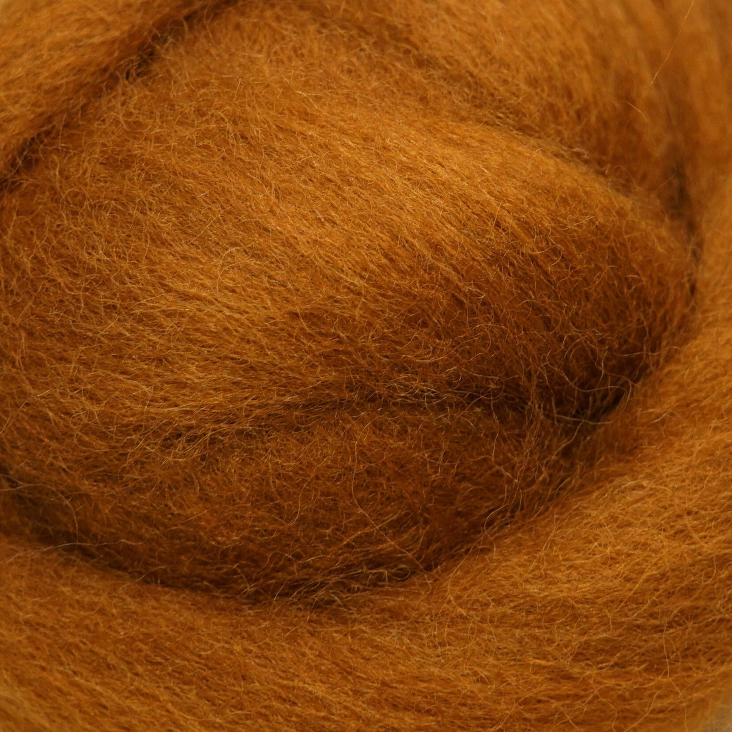 Toffee Corriedale Wool Roving