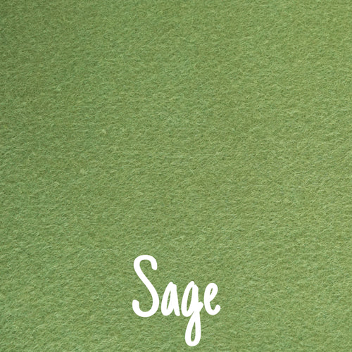 Sage Wool Blend Felt