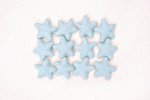 felt stars blue