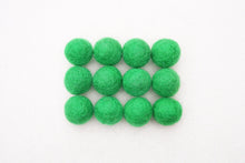 Load image into Gallery viewer, Emerald Wool Felt Balls - 10mm, 20mm, 25mm