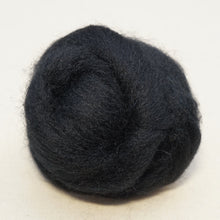 Load image into Gallery viewer, black Corriedale Wool Roving