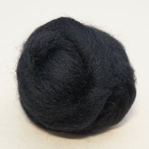 black Corriedale Wool Roving