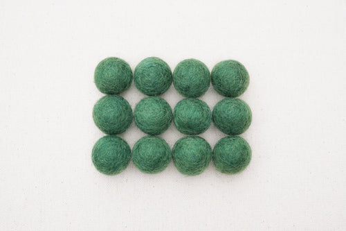 Meadows Wool Felt Balls - 10mm, 20mm, 25mm