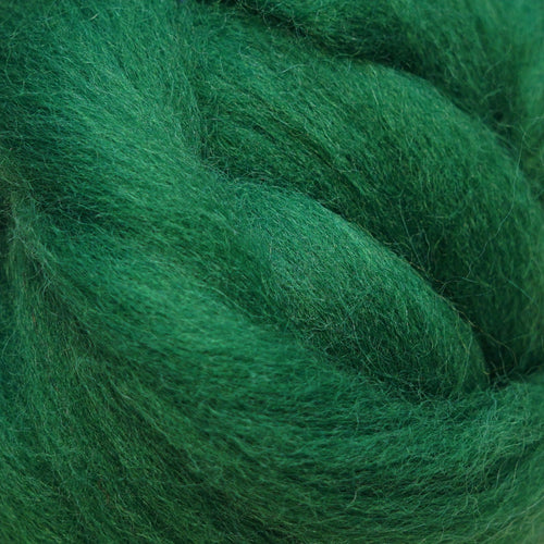 emerald green Corriedale Wool Roving
