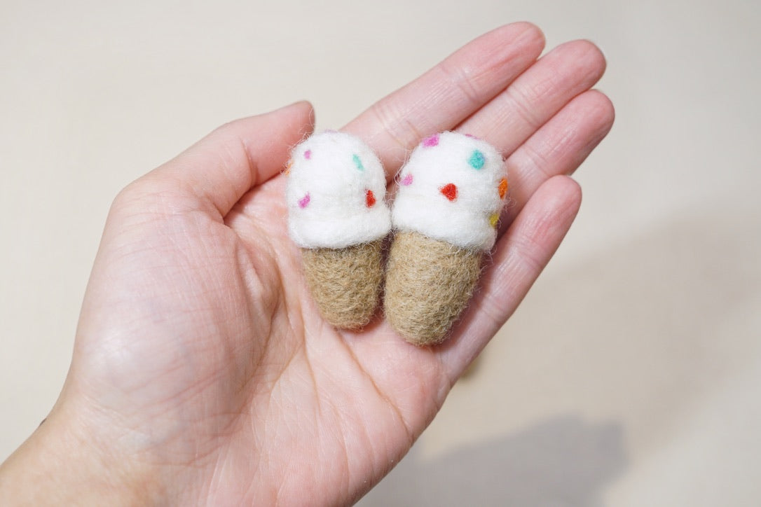 Felt Ice Cream Cones
