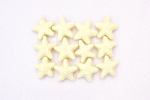 yellow felt stars