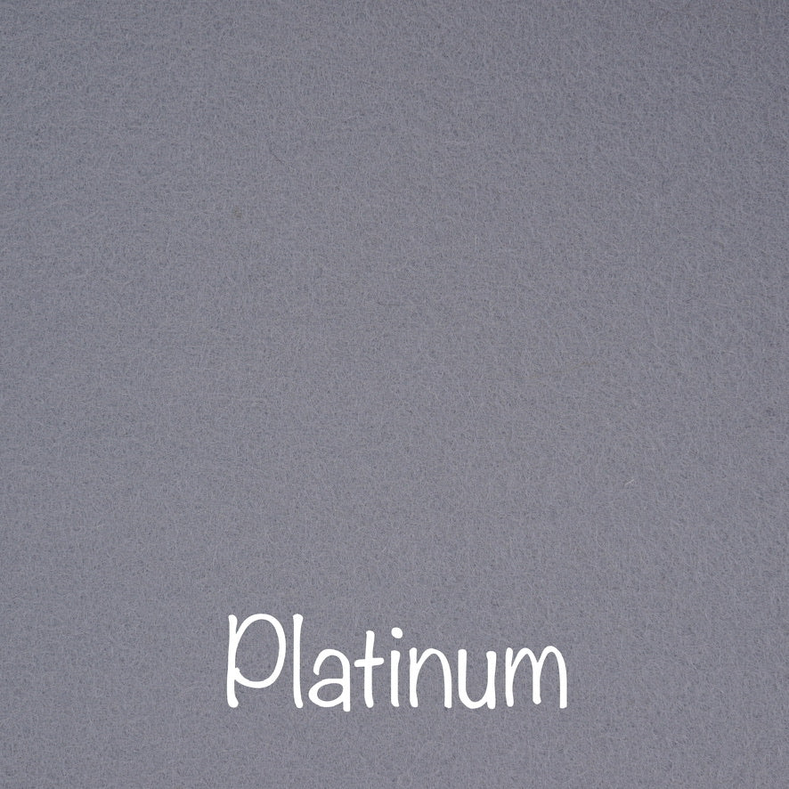 Platinum - 100% Wool Felt Sheet
