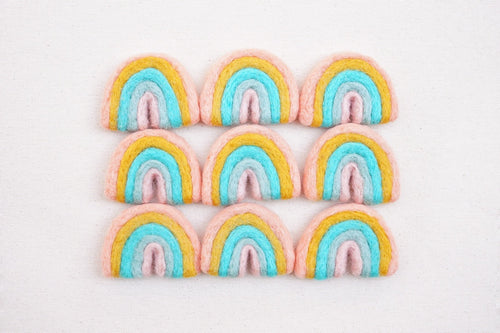 felted rainbows