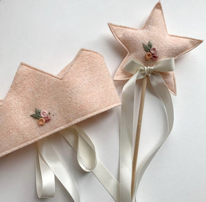 Peachy Pink Wool Blend Felt