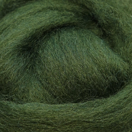 Meadows green Corriedale Wool Roving