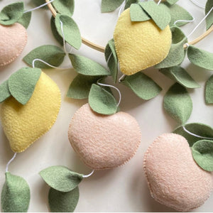 Peachy Pink Wool Blend Felt