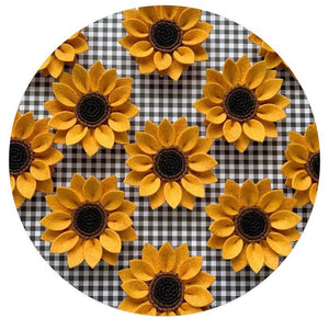 Mustard Wool Blend Felt