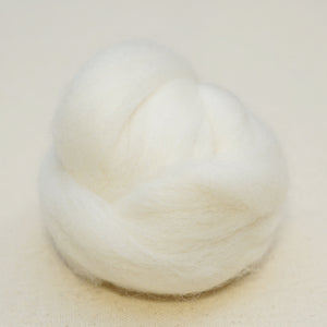 White Corriedale Wool Roving