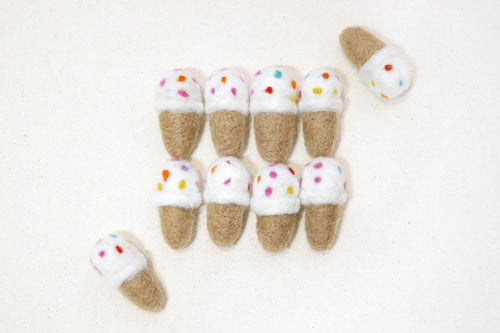 Felt Ice Cream Cones
