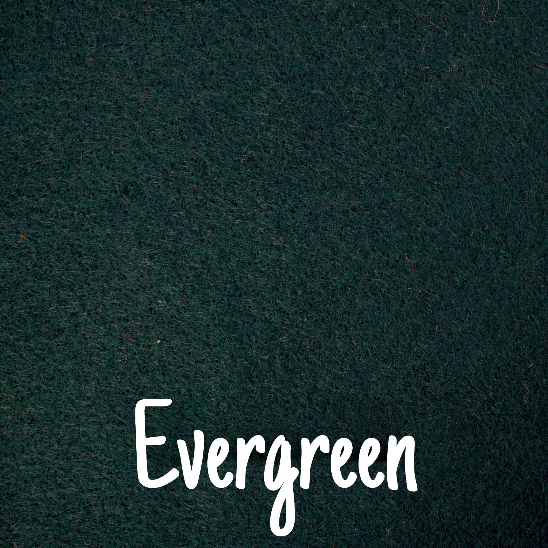 Evergreen Wool Blend Felt