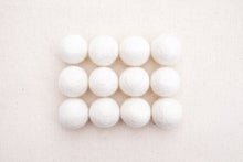 Load image into Gallery viewer, White Wool Felt Balls - 10mm, 15mm, 20mm, 25mm