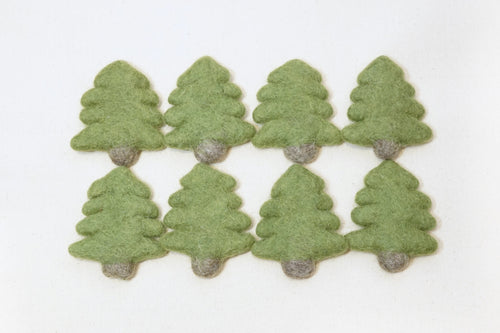 Felt Trees - Olive