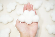Load image into Gallery viewer, Felt Clouds - White