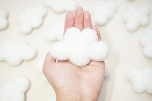 Felt Clouds - White