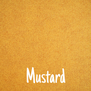 Mustard Wool Blend Felt