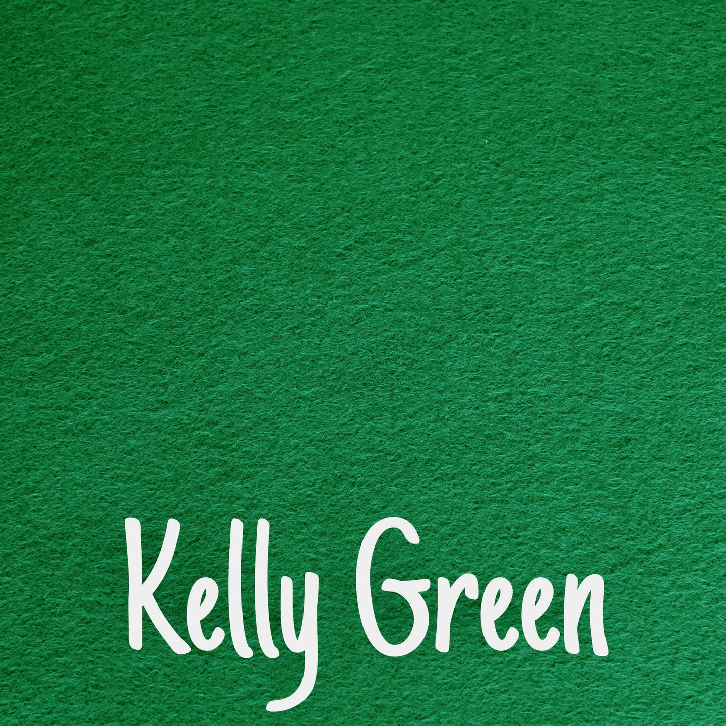 Kelly Green Wool Blend Felt