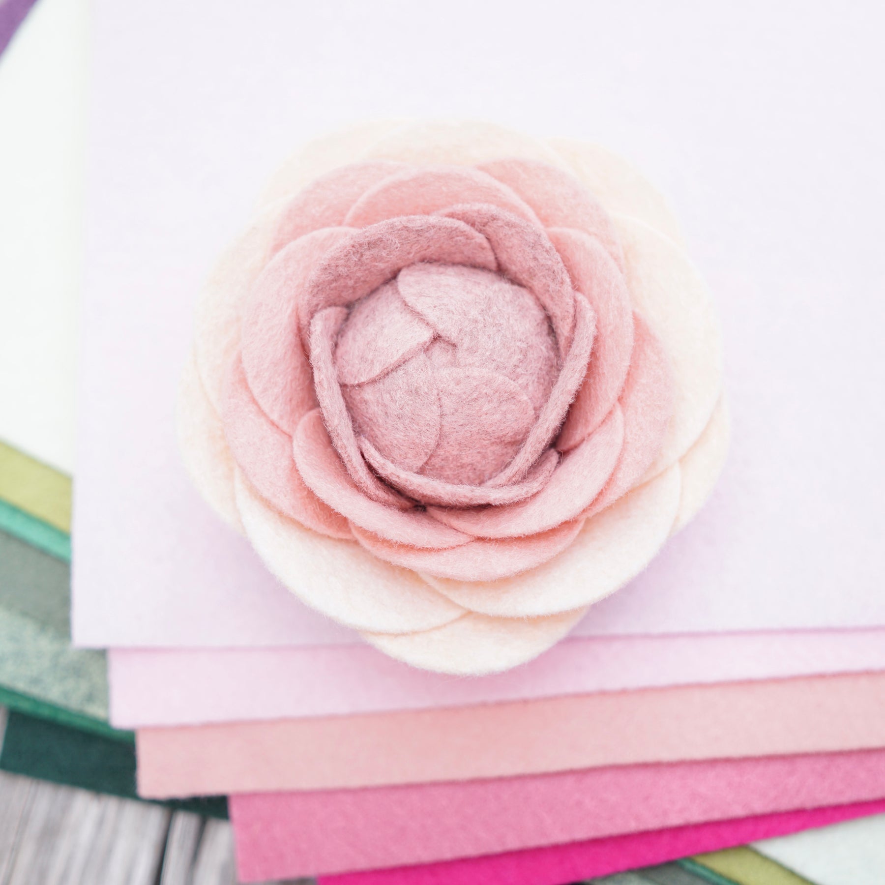 felt flowers