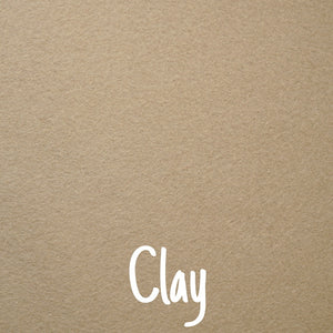 Clay Wool Blend Felt
