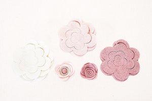 rolled rose die cuts diy