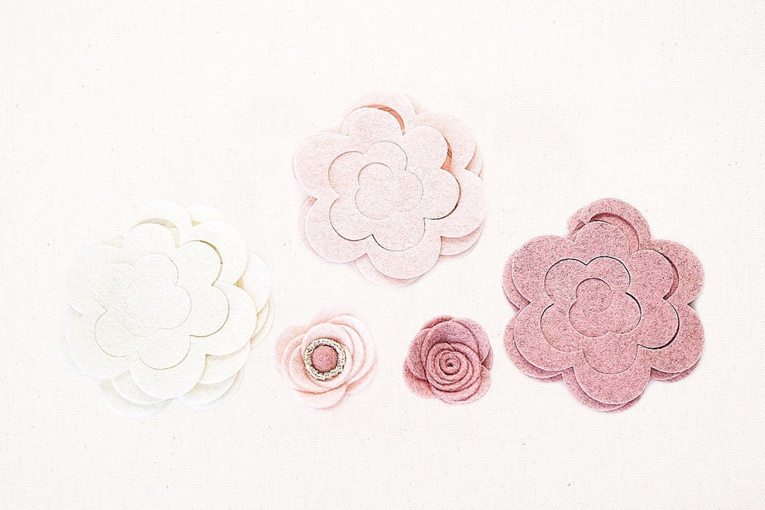 rolled rose die cuts diy