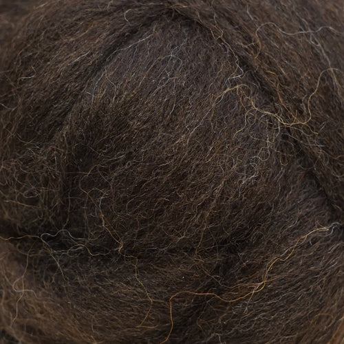 Dark Natural Corriedale Wool Roving