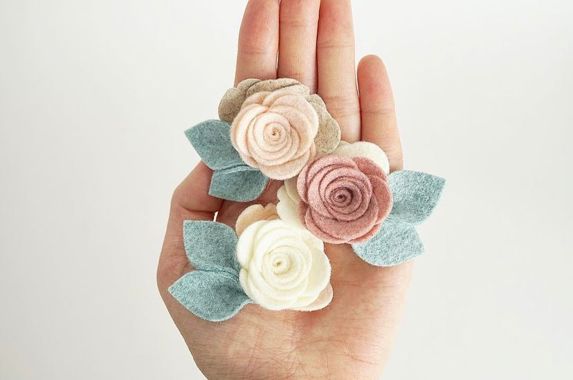 felt flowers
