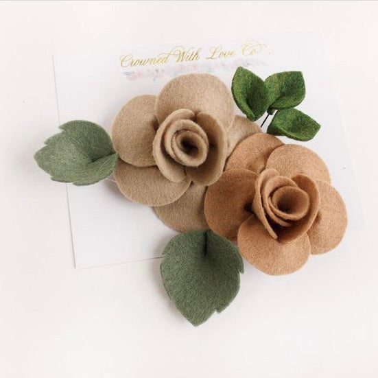 felt flowers