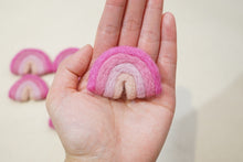Load image into Gallery viewer, Mini Felt Rainbows - Pink Ombre
